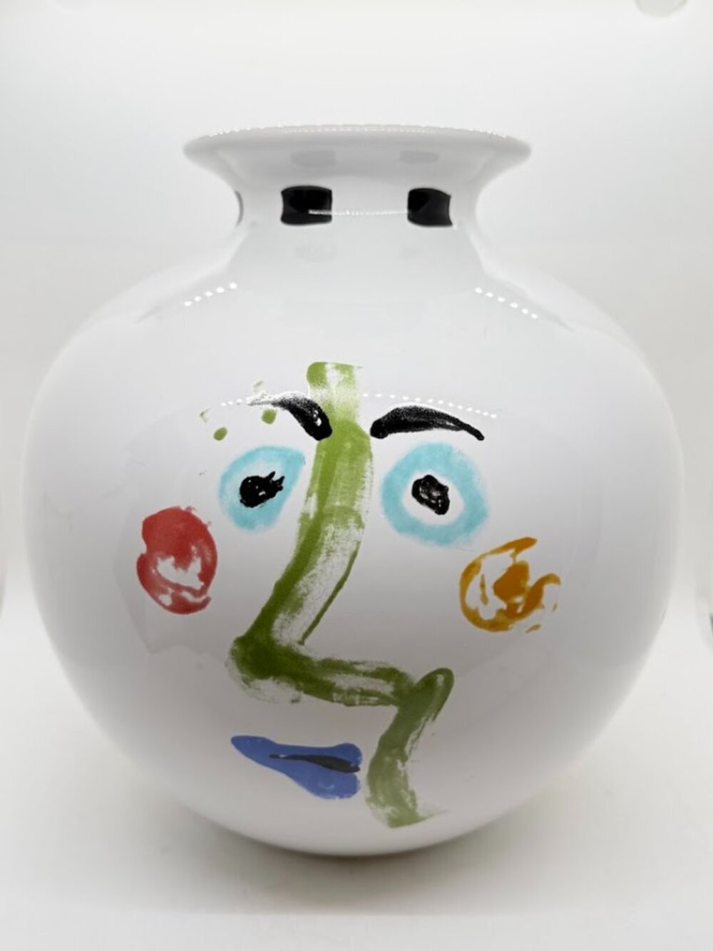 Picasso Living Face Vase 1963 Masterpiece Editions 1996 Large 10.5” As Is